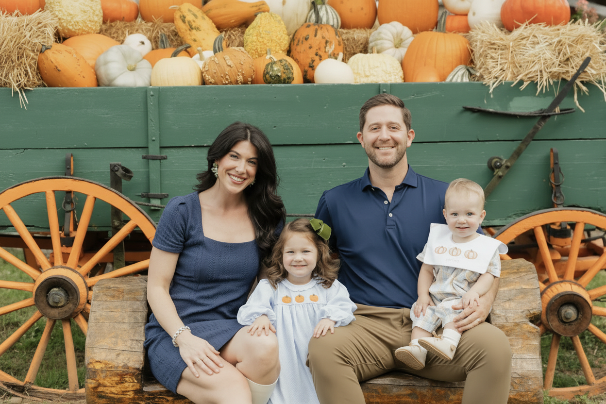 David Talley with his family