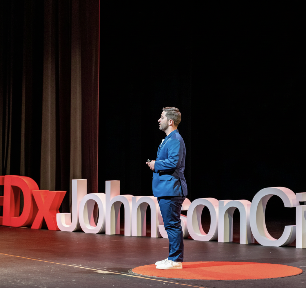 David Talley speaking at TEDx