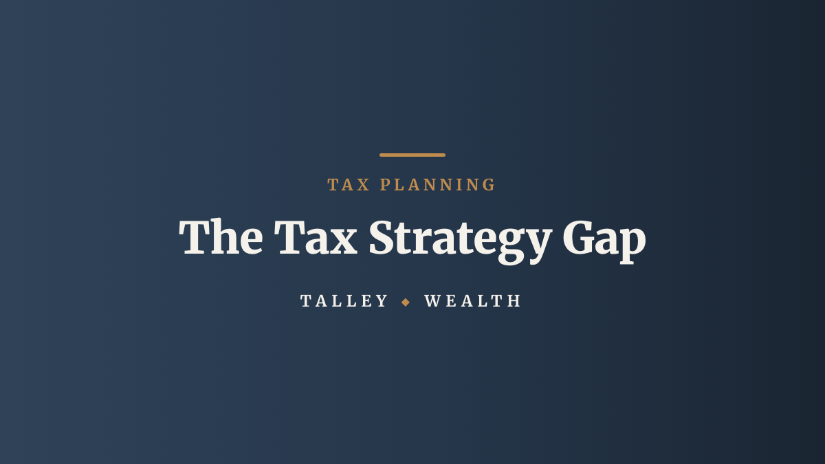The Tax Strategy Gap