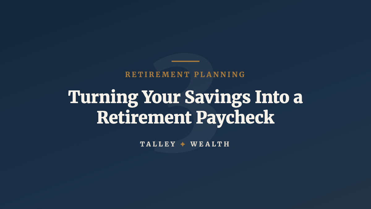 Turning Your Savings Into a Retirement Paycheck: A Simple Way to Think About Running Out